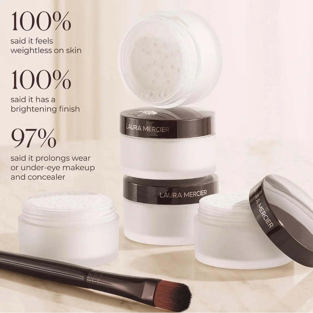 NEW Laura Mercier Secret Brightening Powder 1 for under eyes Translucent .14 Oz